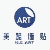 美酷墙贴橱窗贴的LOGO