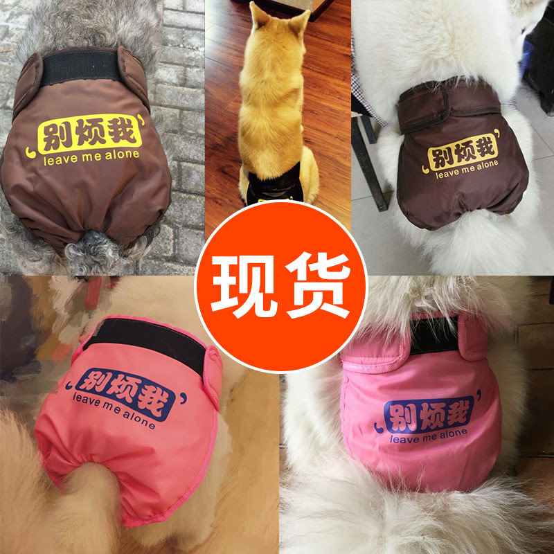 Mother Dog Dog Physiological Pants Female Large Type Canine Kokie Pet Large Dog Moonage Menstrual Aunt Towel Gold Wool Sanitary Safety Underwear