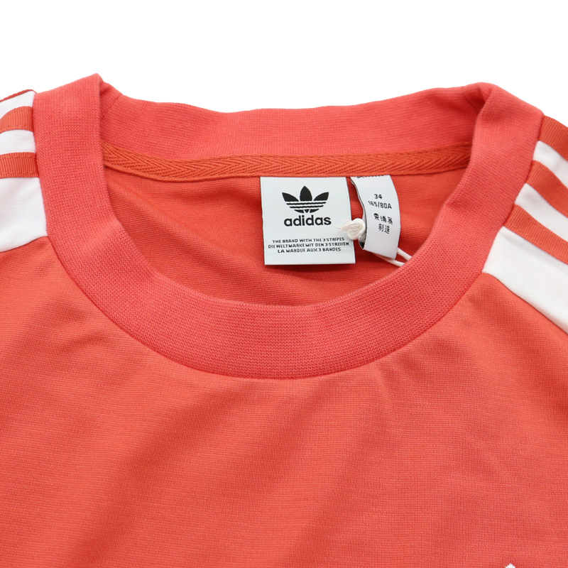 Adidas clover nữ thần mới bột lỏng vòng cổ thể thao giản dị ăn mặc ngắn tay áo cy4760 quần áo tennis nữ chính hãng