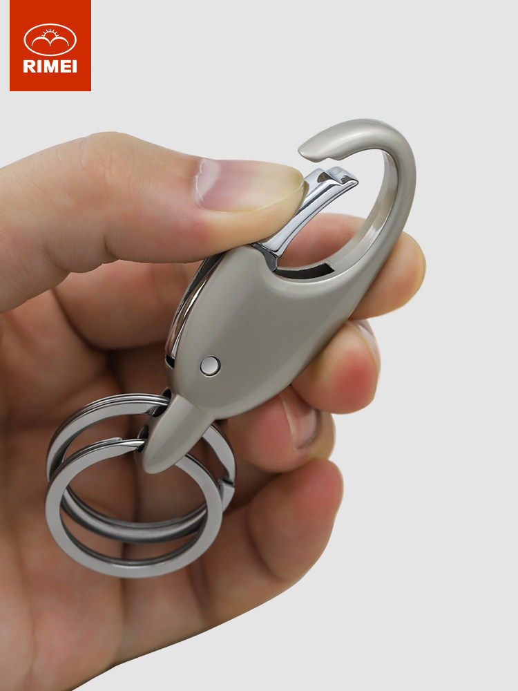 Golden Da Day Beauty Key Button Japan Beauty Key Ring Car Key Pendant Waist Hanging Metal Couple Key Keyring