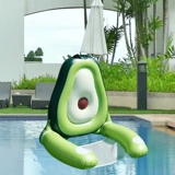 Y33 Авокадо фруктовые надувные и арматуру плавучий ряд/Водный развлечение/плавающая кровать -плавание/крытое открытое двойное сиденье