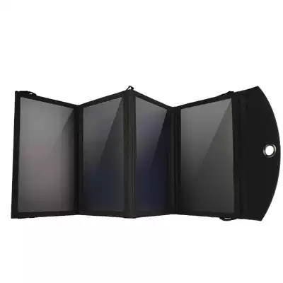 Solar yi dong chong folding 20W bi-directional fast outdoor monitoring mobile rescue operation power supply side of the charge side put 10000 mA outdoor portable pleat pack fast dual USB phone storage