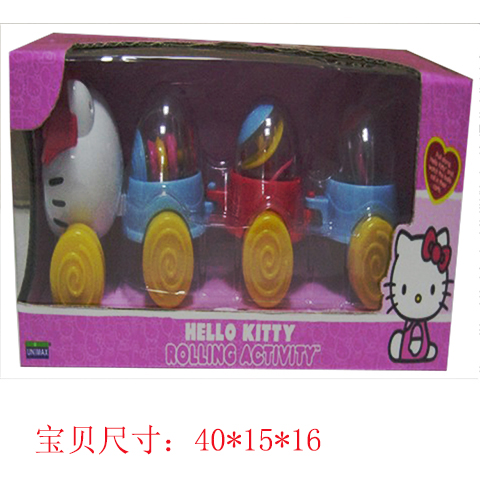威哈 kt cô gái mèo chơi đồ chơi nhà hello kitty Hello Kitty nhạc chuông xe đẩy cửa hàng đồ chơi