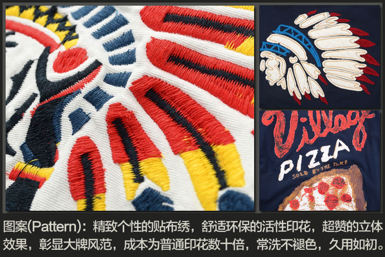 Bờ biển châu Mỹ af áo thun dài tay nam cotton nam thủy triều mùa thu mỏng phần rộng kích thước lớn cổ tròn áo áo thun trắng áo form rộng nam cá tính