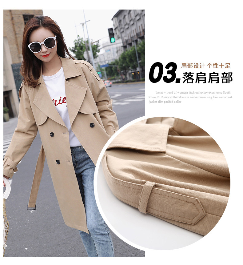 Trench pour femme en Coton - Ref 3226078 Image 12