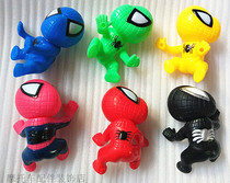 Motorcycle decorated with dolls electric car decorated Douglas Spider-Man decoration doll screw is good