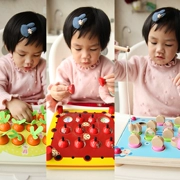 Trung tâm học tập sớm Montessori Mang và tìm kiếm sự tập trung vào trí nhớ Đào tạo cờ vua Đồ chơi tương tác giữa cha mẹ và con - Trò chơi cờ vua / máy tính để bàn cho trẻ em