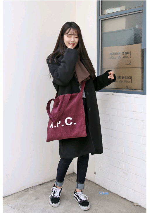Áo len nữ phần dài Hàn Quốc phiên bản 2018 mới đôi phải đối mặt với cashmere sinh viên mùa thu và mùa đông mặc chống mùa đen len áo áo khoác len mỏng