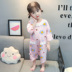 Cô gái jumpsuit mùa xuân và mùa thu 1 bông 2 mỏng 3 công chúa 4 tuổi con nhà quần áo mùa hè bé bé. 