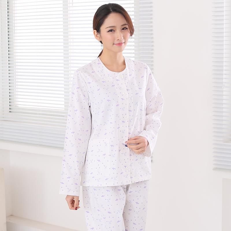 Cotton sick clothes patient clothes two-piece patient clothes men and women suits bed clothes winter and summer Hospital patient care clothes
