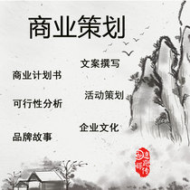 Business plan on behalf of feasibility study report roadshow PPT production entrepreneurial financing project plan planning