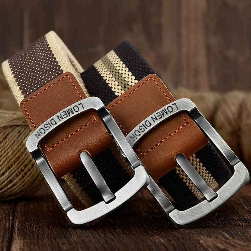 Мужской пояс из ткани для студентов, брюки, корейский стиль