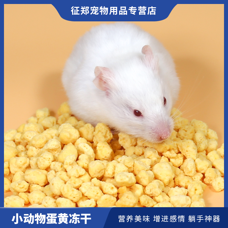 Hamster freeze-dried egg yolk grain snack nutrition golden bear flower branch rat small snack grain honey bag glider small hamster supplies