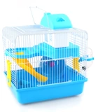 Hamsk Cage посвященная дешевая и крупная роскошная вилла домов поставляет Hamgore Gold Silk Bear Big Space Mouse Cage Full Set