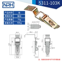5311-103K [Big Bend Hook] Цвет и цинк