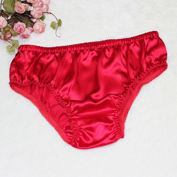 Đầy đủ 3 thanh làm đẹp 100% lụa Quần lót lụa nam Quần short thoáng khí thoải mái Tóm tắt lụa quần sịp siêu nhân