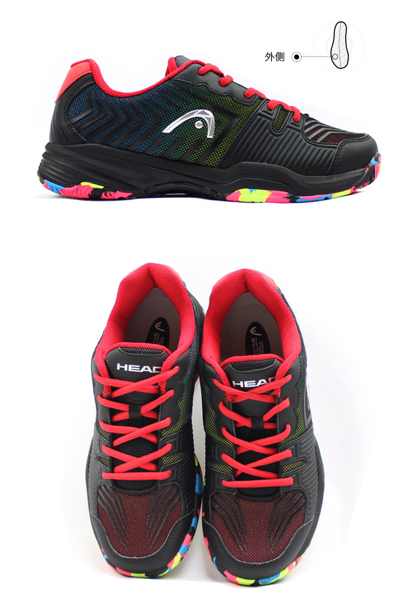 HEAD Hyde người đàn ông mới của neon giày tennis mùa hè và mùa thu ánh sáng thoáng khí sốc hấp thụ giày giày tennis nike