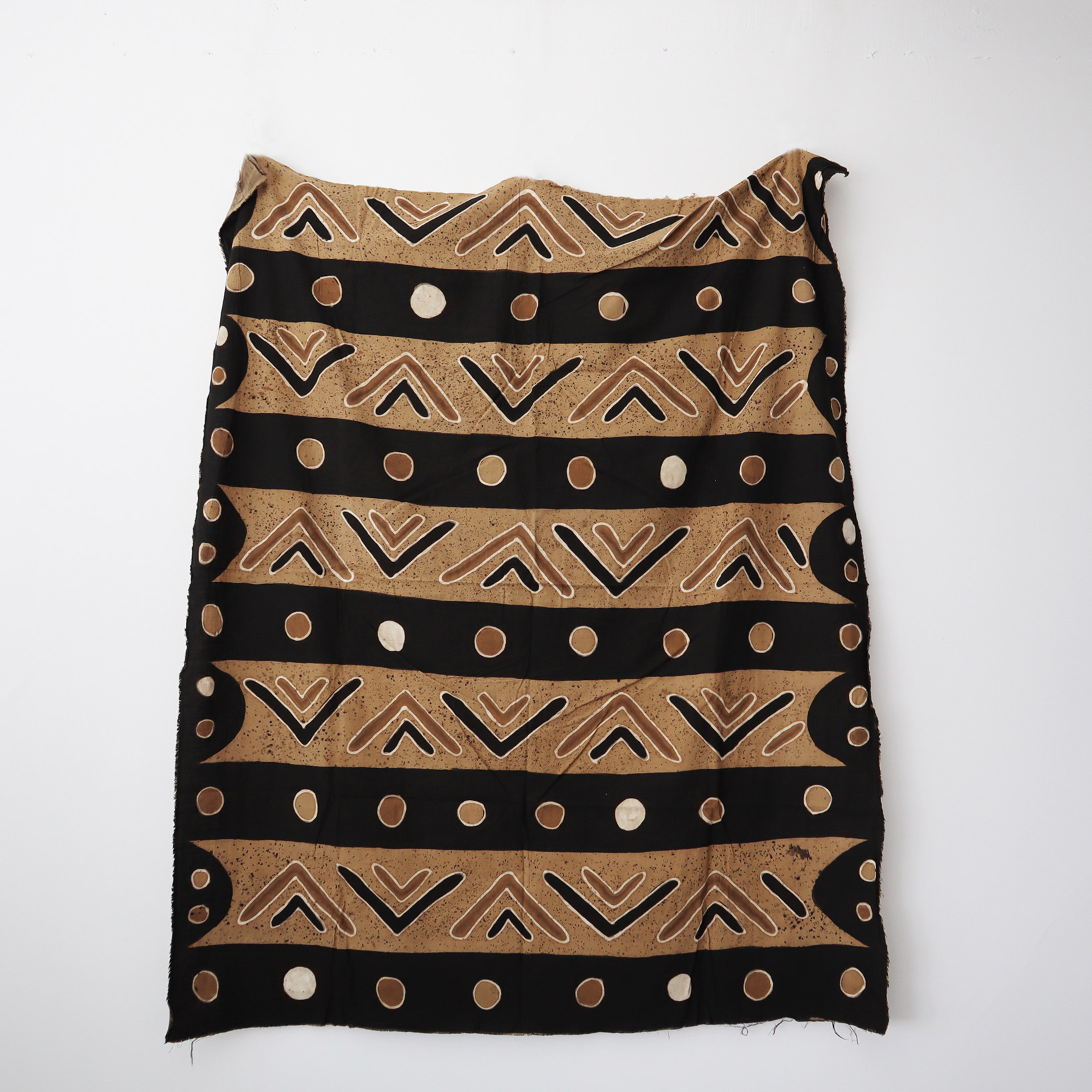 Collection) African Mali dyed mud cloth handmade cloth mix mudcloth imported tapestry decoration wall hanging