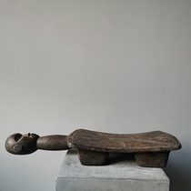 Collection of Things) Africans Wooden Sculptures Adornment Tray of trays characters Mask tea table Hotel Minjuku Home Soft