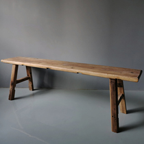 Things set) wabisabi Wai Ji log bench case several porch furniture Chinese hotel home home soft clothing