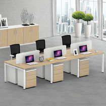 Shanghai office furniture office table and chair combination staff 4 Simple staff table face to face 2 people desk