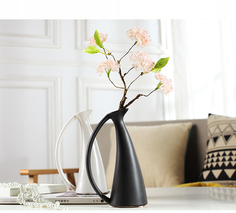 Nordic contracted modern vase household act the role ofing is tasted wine sitting room adornment furnishing articles furnishing articles creative ceramics vase