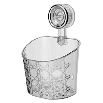 Suction cup storage rack bathroom toilet punch-free wall-mounted shelf toilet washbasin supplies wall storage rack