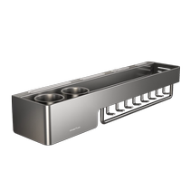 Kitchen knife rack storage rack wall-mounted knife chopsticks basket seasoning storage rack punch-free hook integrated storage rack