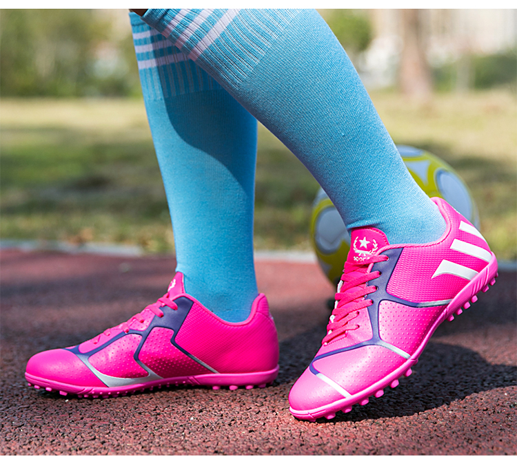 Dan Bulun 2018 mới bị hỏng giày bóng đá móng tay nữ trẻ em lớn nam và nữ giày bóng đá cỏ giày nike thể thao