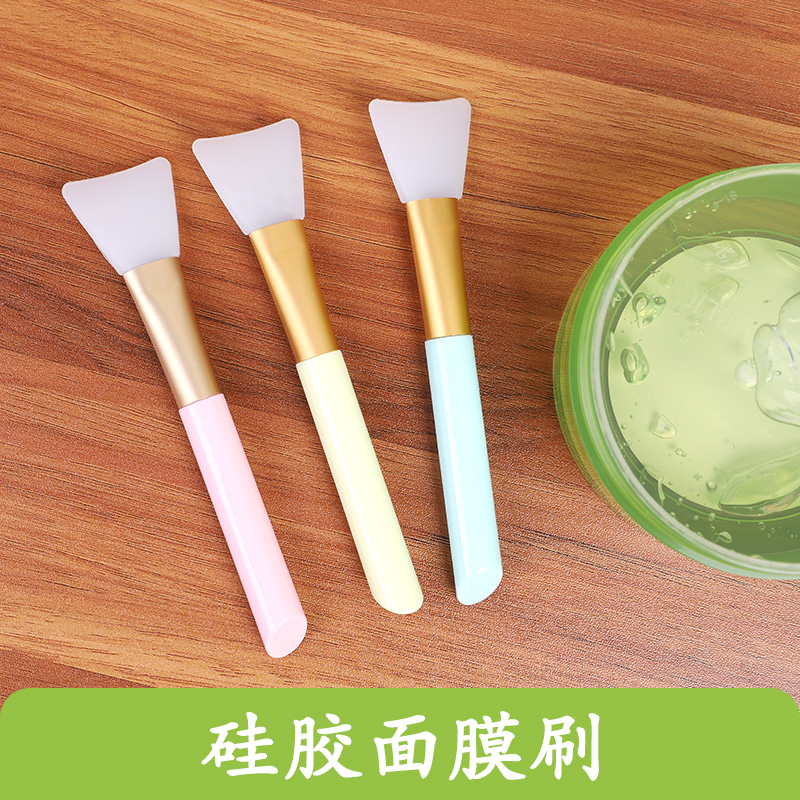 3-Pack Silicone Mask Brush Silicone Brush DIY Homemade Mask Soft-Head Conditioning Stick Beauty Tool