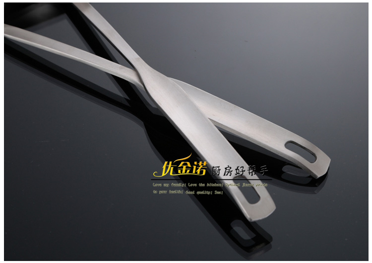 Muỗng inox muỗng lẩu dày dụng cụ nhà bếp gia dụng tay cầm dài cháo lớn móc lớn kệ đựng gia vị treo tường