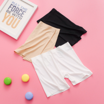 Black Ice Silk breathable seamless safety pants womens thin summer bottoming anti-light insurance pants boxer shorts