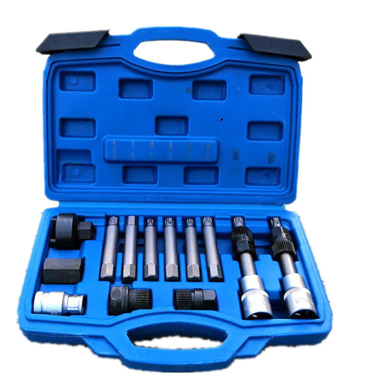 High-quality 13-piece generator belt pulley disassembly tool Fox Audi Volvo pulley disassembly