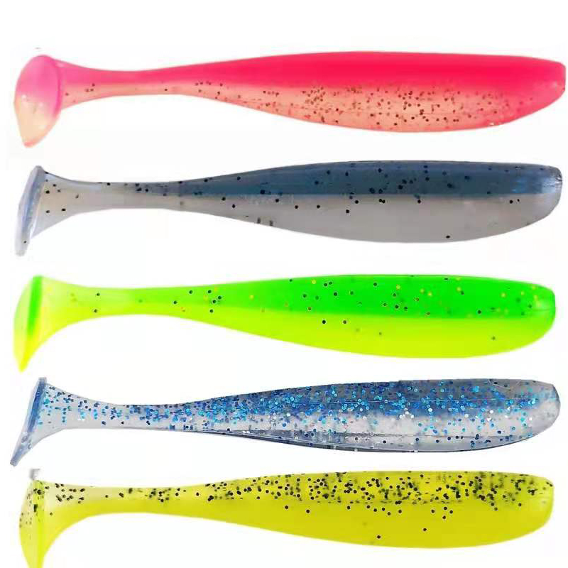 Luia Soft Bait BSB New T Tail Bait Soft Fishing Freshwater Lead Head Hook Fishing Mandarin Fish Bass Teething Special Killing Fishy False Bait