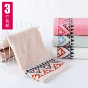 Breathable cotton thấm rửa khăn vài khăn khăn trong gia đình hình học trên khuôn mặt mềm mại bé khăn vuông nhỏ - Khăn tắm / áo choàng tắm