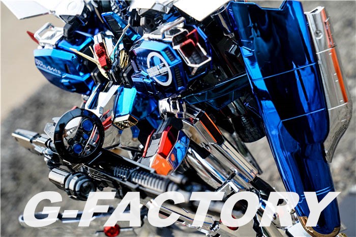 Gundam factory Bandai MG MSA-0011 (Ext) EX-S GUNDAM EXS electroplated version of the spray foundry