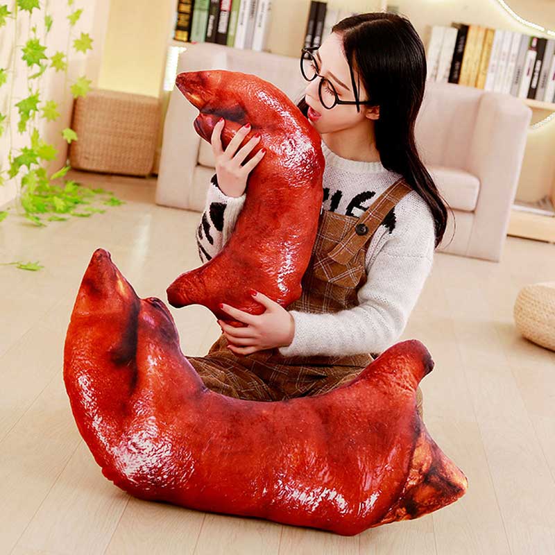 Big pig trotter pillow plush toy funny creative doll rag doll doll cute lazy bed sleeping girl