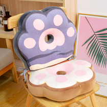 Student cushion cat claw cushion office sedentary waist relying on cat one thick cushion chair cushion chair cushion butt cushion
