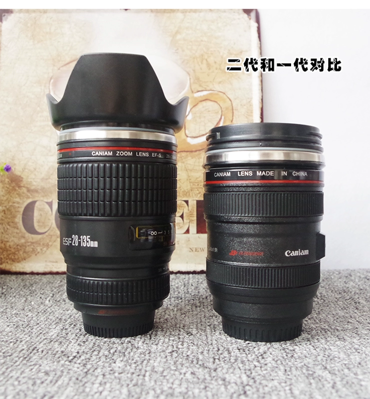 Quà tặng sáng tạo Cup Lens Camera DSLR Xu hướng Cà phê cá tính Cup Hàn Quốc Sinh viên cầm tay Cup - Tách