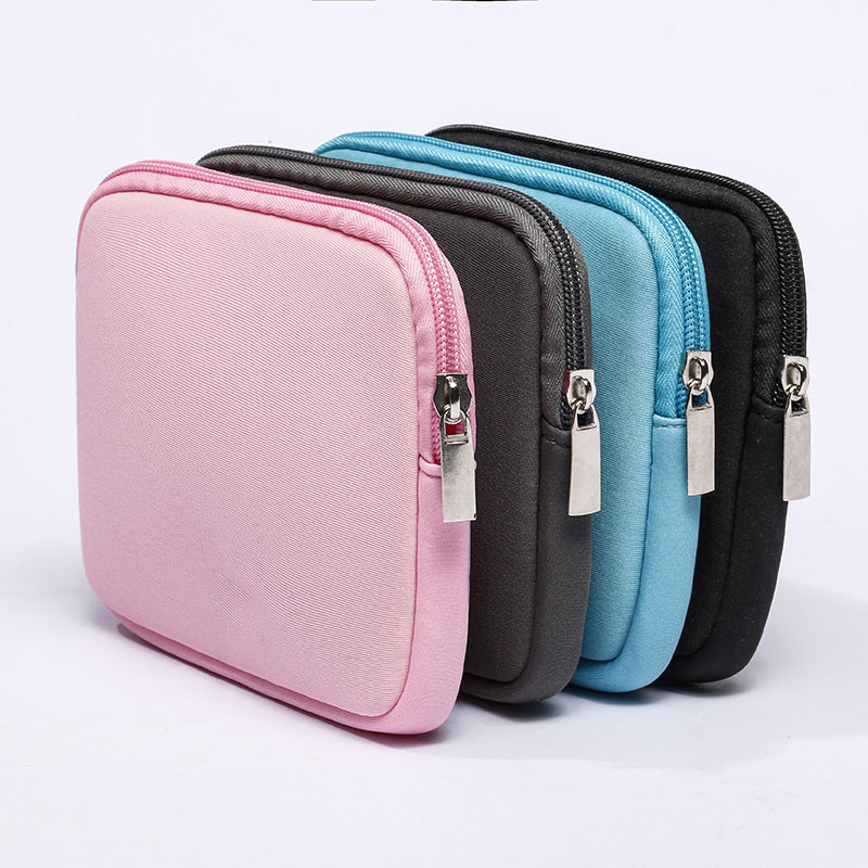 Digital containing bag mobile phone mobile charging data line containing portable travel cashier bag charger finishing