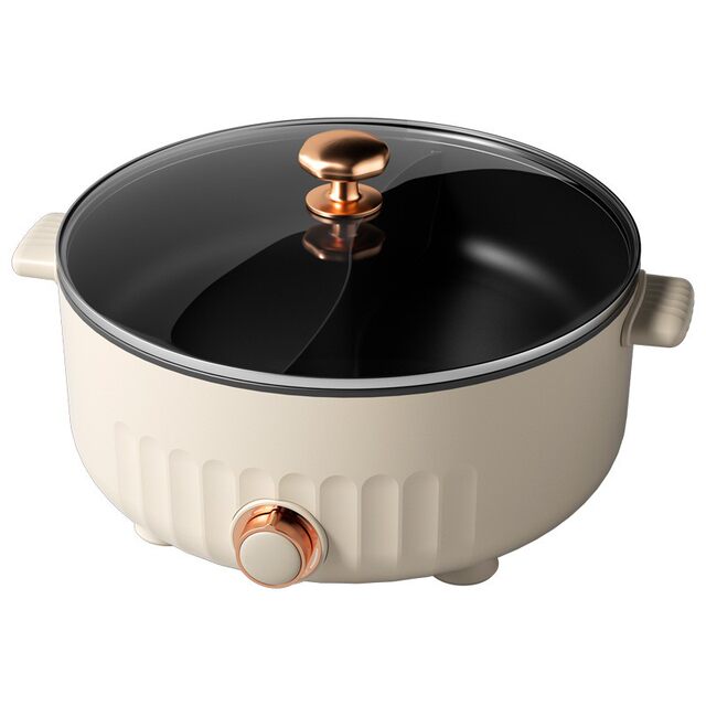 110V Yuanyang pot household pot multi-functional large capacity all-in-one electric cooking pot electric heating pot electric wok electric hot pot