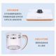 110V volt health pot multifunctional water-proof stew pot glass household boiling water decoction pot boiling flower teapot teapot