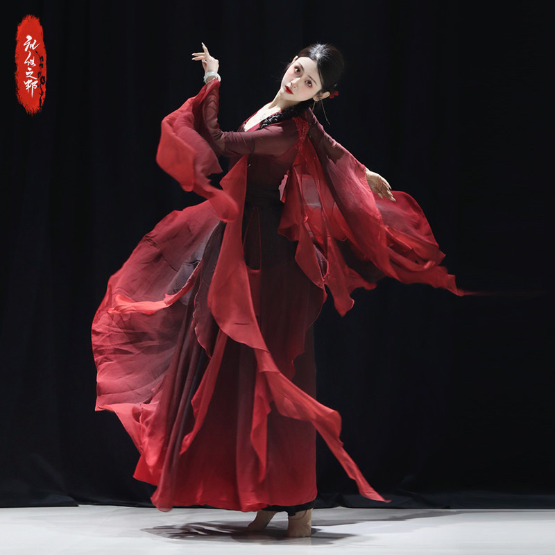 红绡叠礼仪之邦古典舞服装:演绎东方美学,仙气飘飘的古风仙女服 -古典舞服-淘宝好物网