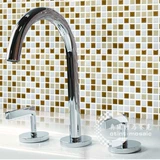 Outin Ceramics Mosaic Желтая и белая ледяная авария кружевная плитка для ванной комнаты туалетная кухня кухня бассейн кирпич