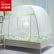 Beiji Rồng cài đặt miễn phí lưới yurt 1.8m 1,5m đôi giường gấp tăng nhà dày đề cao - Lưới chống muỗi