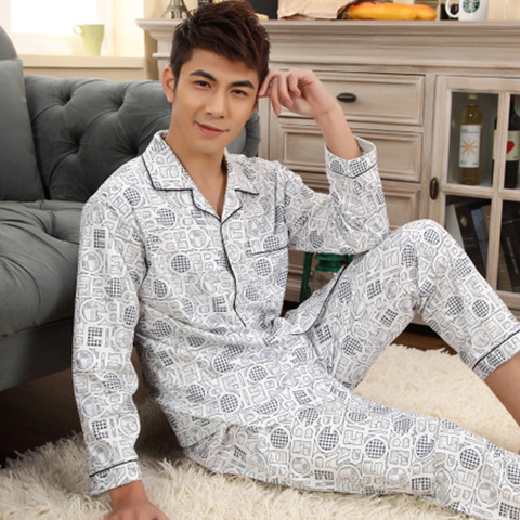 Pyjama pour homme en Coton à manche courte - Ref 3002968 Image 5