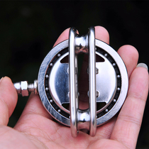 New large universal guide wheel 360 degrees without dead angle turning over the wire threading machine Hand holding kite wheel accessories Double-exporting wire instrumental