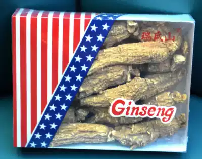Rui Shan American ginseng imported American ginseng section ginseng piece whole American ginseng slices 113 grams of original branch ginseng