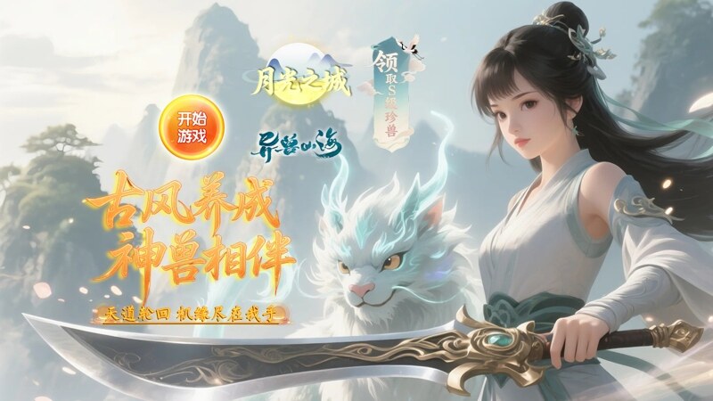 月光之城（0.1折30元砍树代金无限刷）H5