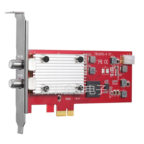 TBS6903-X-карта Decive Card Dvb-S2X Устройство настройки STID135 PCIe Компьютерная карта передачи данных телевизионной карты телевизионной карты